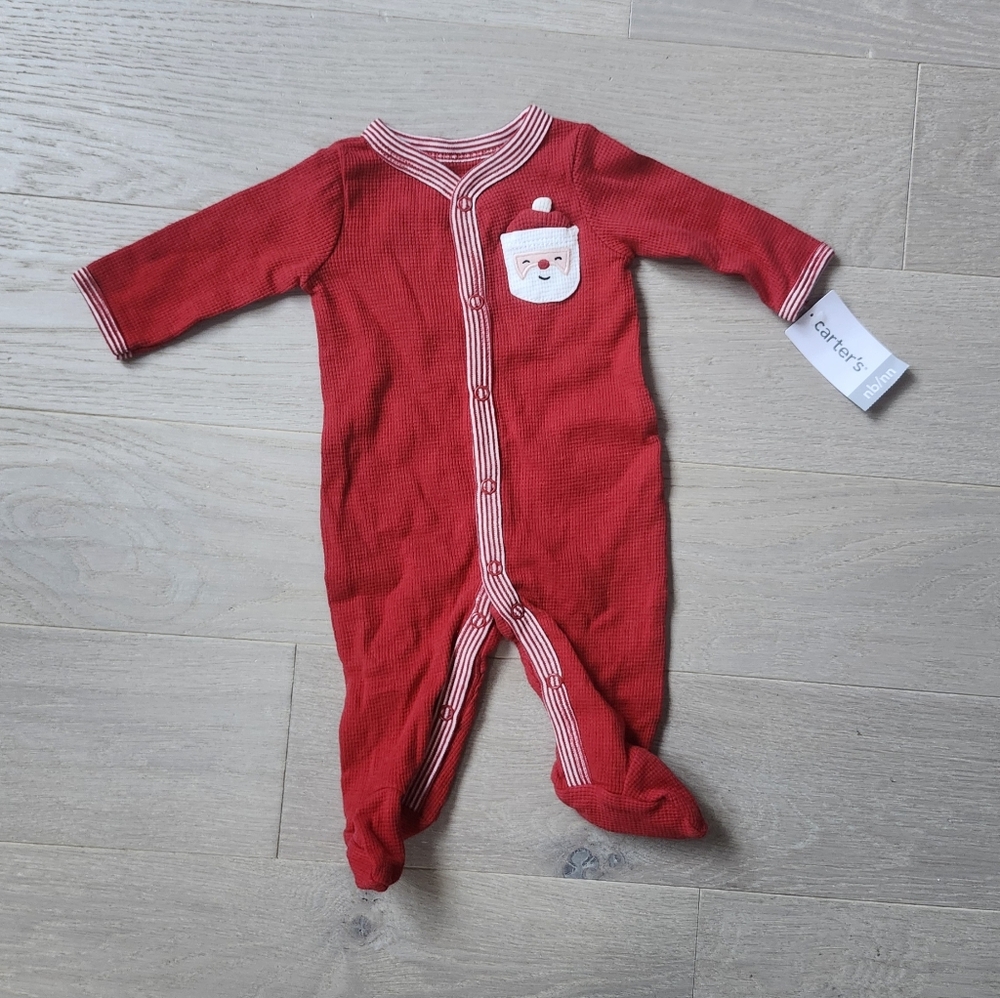 Carter's Newborn Christmas Sleeper PJS NB